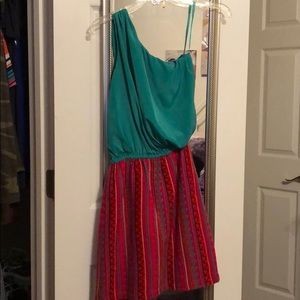 Multicolor one shoulder Judith March Dress